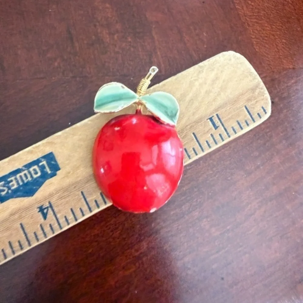 Vintage Apple Brooch